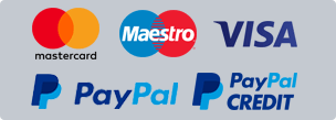 Accepted payment method logos including Mastercard, Maestro, Visa, and PayPa